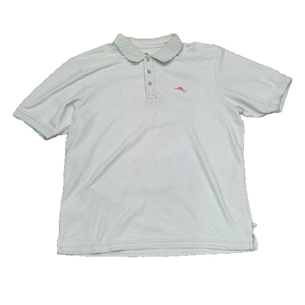 Tommy Bahama supima cotton Polo t-Shirt Mens Medium Green A005797
